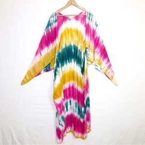 Oddy tie dye multicolored Kimono